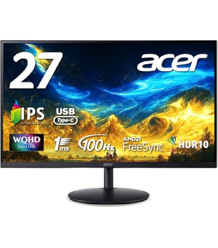 Amazon.co.jp: Acer モニター ディスプレイ OmegaLine RC271Usmidpx